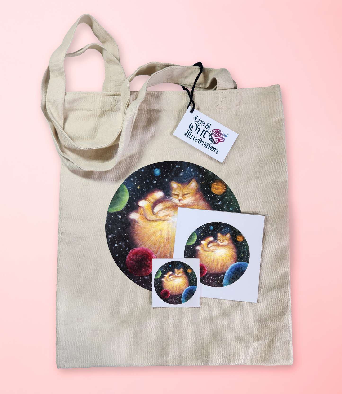 Sleepy Sun Tote Bag