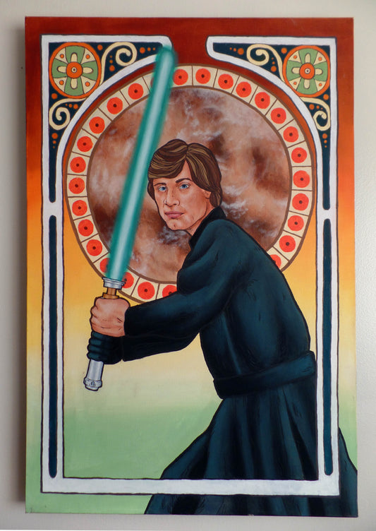 Luke Skywalker - Original Oil Painting