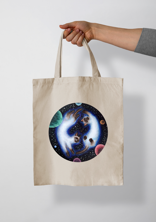 Siamese Suns Tote Bag